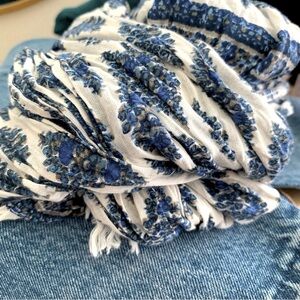 Madewell Skyscrape Floral Cotton Scarf